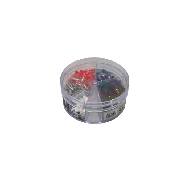 Aderendhülsen-Sortiment Box , isoliert 0,5 - 2,5 mm² 400 - teilig