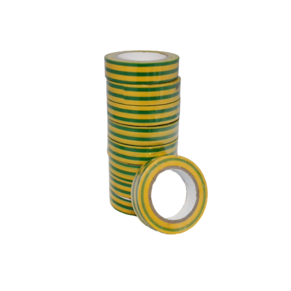 Isolierband gelb/grün 10 Stück 15 mm x 10 m
