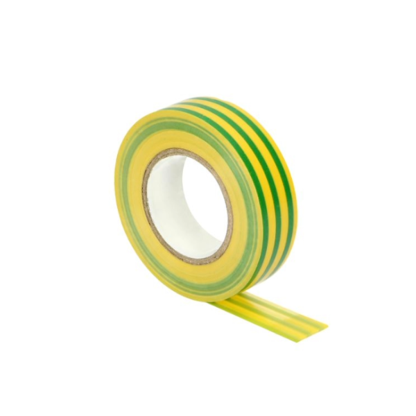 Isolierband  gelb / grün 15 mm x 10 m