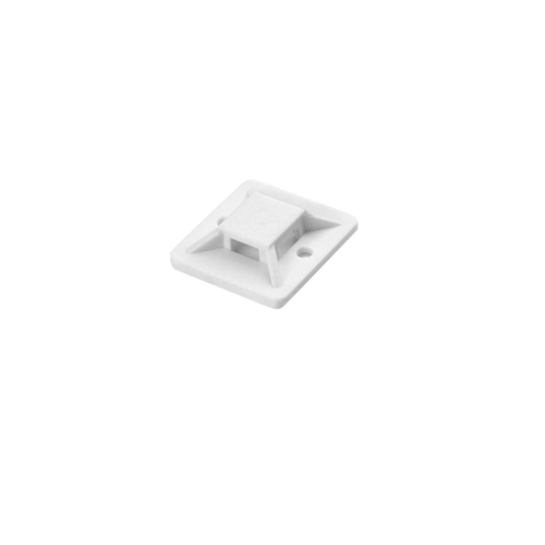 Klebesockel Kabelbinder weiß 20 x 20mm 50 Stück