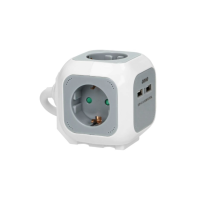 Verlängerungssteckdosen, 2 x USB, 4 x Schuko