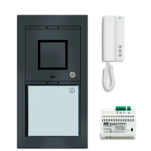 STR AHS 40 AP Audio Gegensprechanlage Set Einfamilienhaus Aufputz