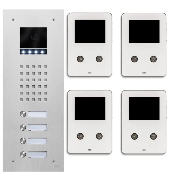 STR Set Robusto VSF 35 Video-Komplettset für das Vierfamilienhaus