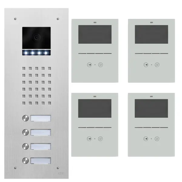 STR Set Robusto VSF 40 Video-Komplettset für das Vierfamilienhaus